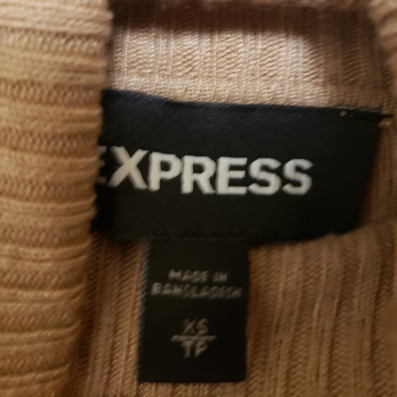 Express Fitted Ribbed Turtleneck XS - Picture 3 of 4